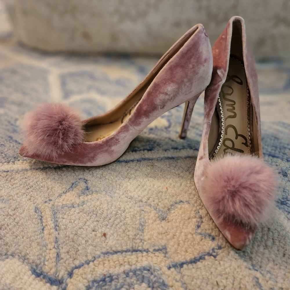 Sam Edelman velvet heels